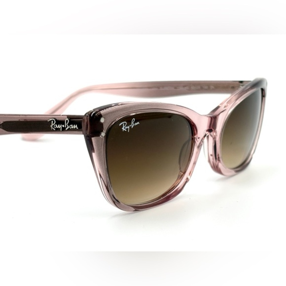 Women’s Cat Eye Sunglasses Lt Pink RB2299 Lady Burbank Ray-Ban Sunglasses 52-20 - Picture 1 of 11